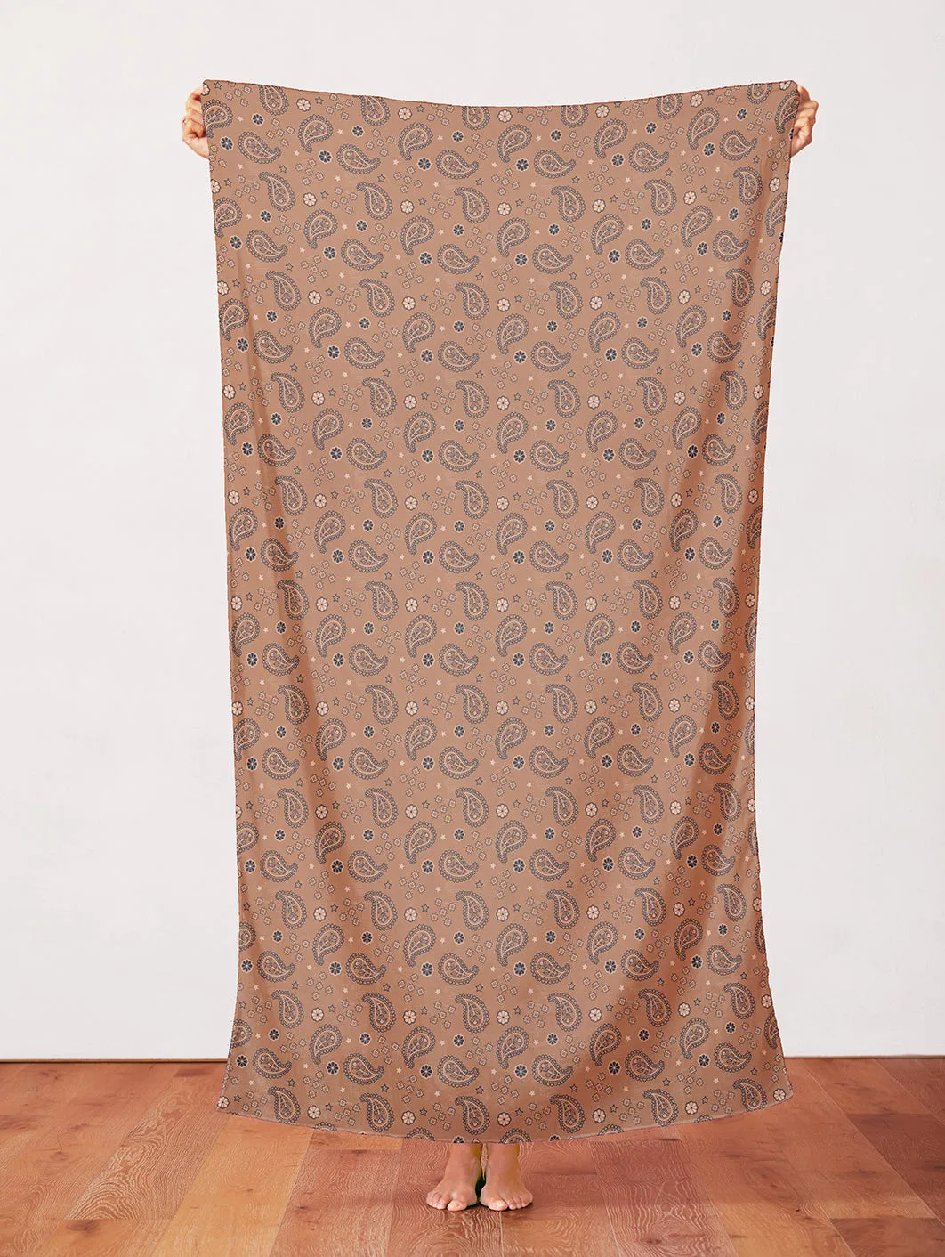 Bandana - Tan/Blue