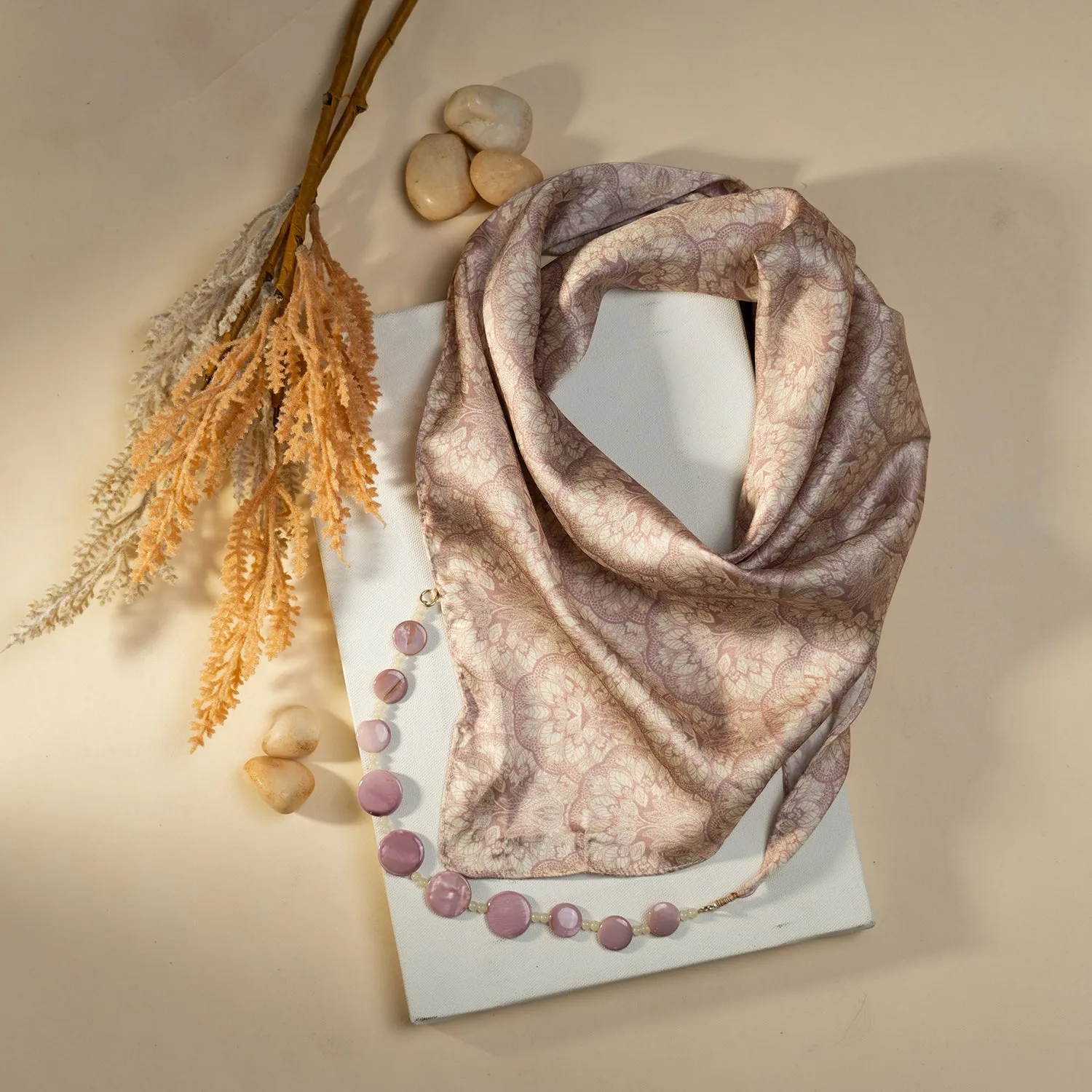 Fatehpur Jaali Necklace Scarf